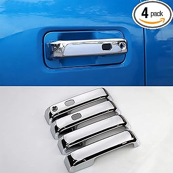 Chrome Door Handles Cover Trim for Ford - W/O Smart Keyhole (4pcs)