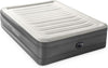 TruAire Luxury Queen Sized Air Mattress Airbed with Built-in Air Pump and Carrying Storage Bag, Gray
