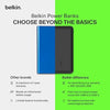 BoostCharge USB-C Portable Charger 20k Power Bank w/ 1 USB-C Port and 2 USB-A Ports with USB-C to USB-A Cable for iPhone 15, 15 Plus, 15 Pro, 15 Pro Max, Samsung Galaxy S24, & More - Black