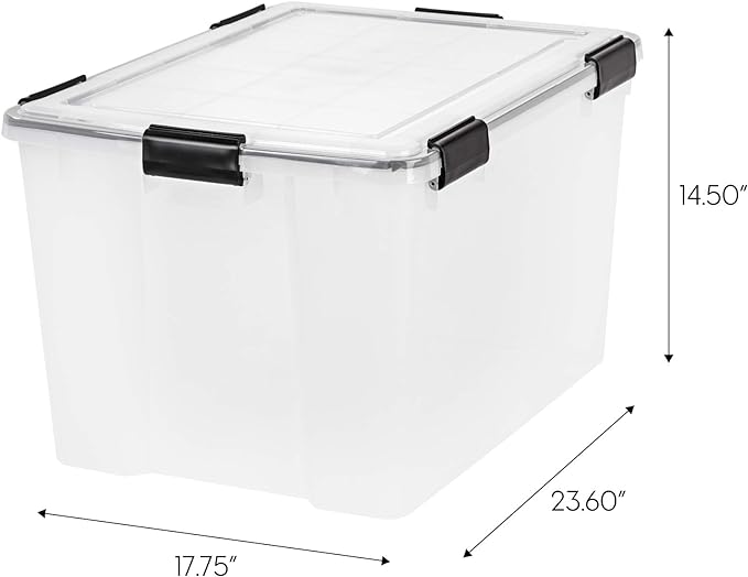 WeatherPro Storage Box in Clear (2-Pack)