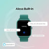 Bip U Pro Smart Watch with Alexa Built-In for Men Women, GPS Fitness Tracker with 60+ Sport Modes, Blood Oxygen Heart Rate Sleep Monitor, 5 ATM Water Resistant, for iPhone Android(Green)