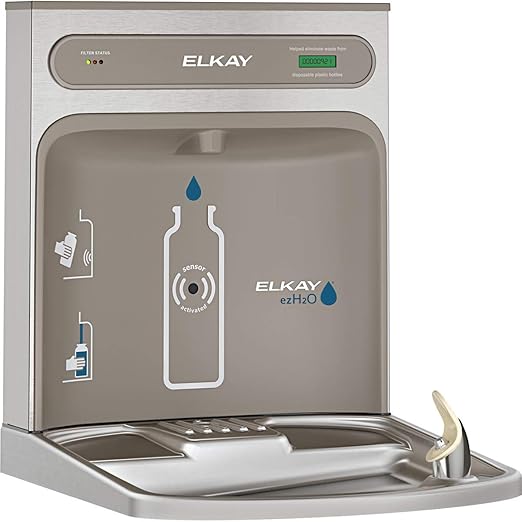 RetroFit Bottle Filling Station Kit for EZ Family Filtered Non-Refrigerated, Stainless Steel