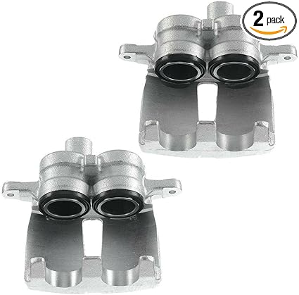 2pcs Disc Brake Caliper Set Front Left Driver and Right Passenger Side Metal Steel Without Bracket