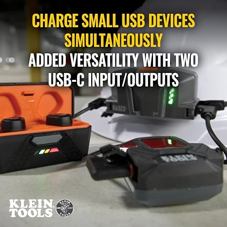 Portable Cooling Fan for Hard Hats and Safety Helmets, Powered by USB Rechargeable Battery to Cool Head, Neck, and Face