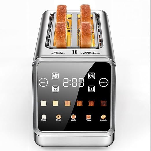 4-Slice Smart Toaster with Touch Screen