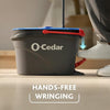 RinseClean Spin Mop & Bucket System | Clean with Clean Water | Removes 99% of Bacteria