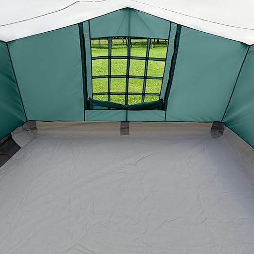 Side Tent Pop Up Canopy, Easy Setup Gazebo Attachment, Camping Tent Green (Canopy and Bracket NOT Included)