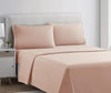 4 Piece Bed Sheet Set, Luxury Soft Full, Peach