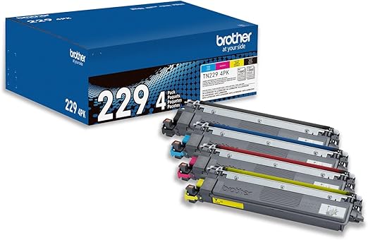 Standard Yield 4-Pack Printer Toner Cartridges - Black, Cyan, Magenta, Yellow