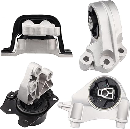 Set of 4, Engine Motor and Transmission Mounts Compatible with 10-17 Captiva Equinox Terrain 2.4L