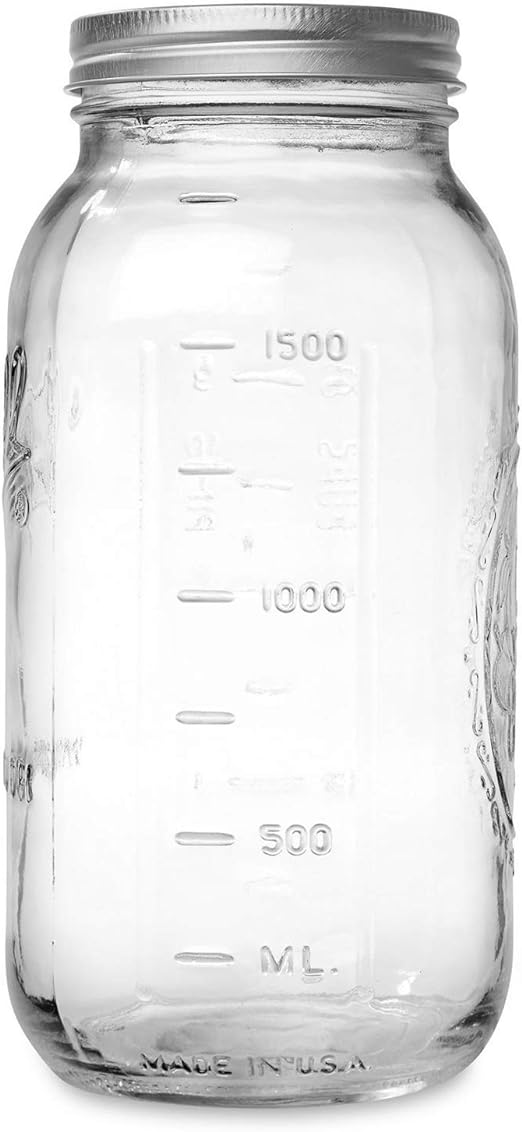 Ball 1 Wide Mouth Half Gallon Mason Jar