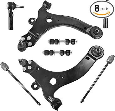 Front Lower Control Arm Fit for Buick Century Regal 1997-2005 Chevrolet Impala 2006-2016 Oldsmobile Intrigue 1998-2002 Pontiac Grand 2005-2008 K80538 K80539 K5342-8 Set Suspension Kit