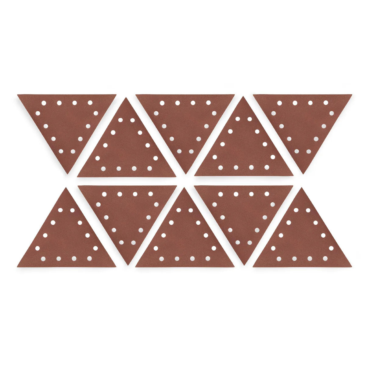 Drywall Sander Hook and Loop Triangle Sandpaper (10-Pack)