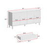 Bookcase Display Sideboard Lacquer Versatile Home Organizer