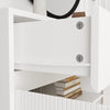 Bookcase Display Sideboard Lacquer Versatile Home Organizer
