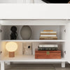 Bookcase Display Sideboard Lacquer Versatile Home Organizer