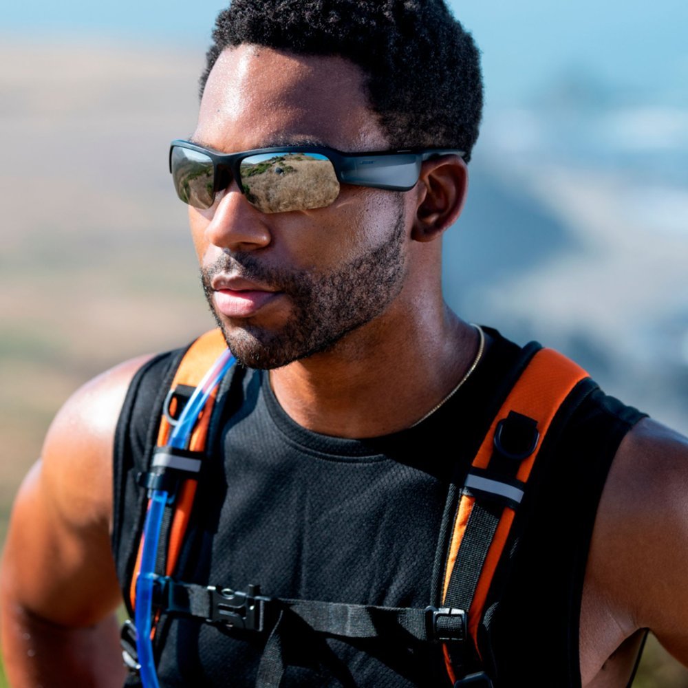 Bose - Frames Tempo – Sports Audio Sunglasses with Polarized Lenses - Black