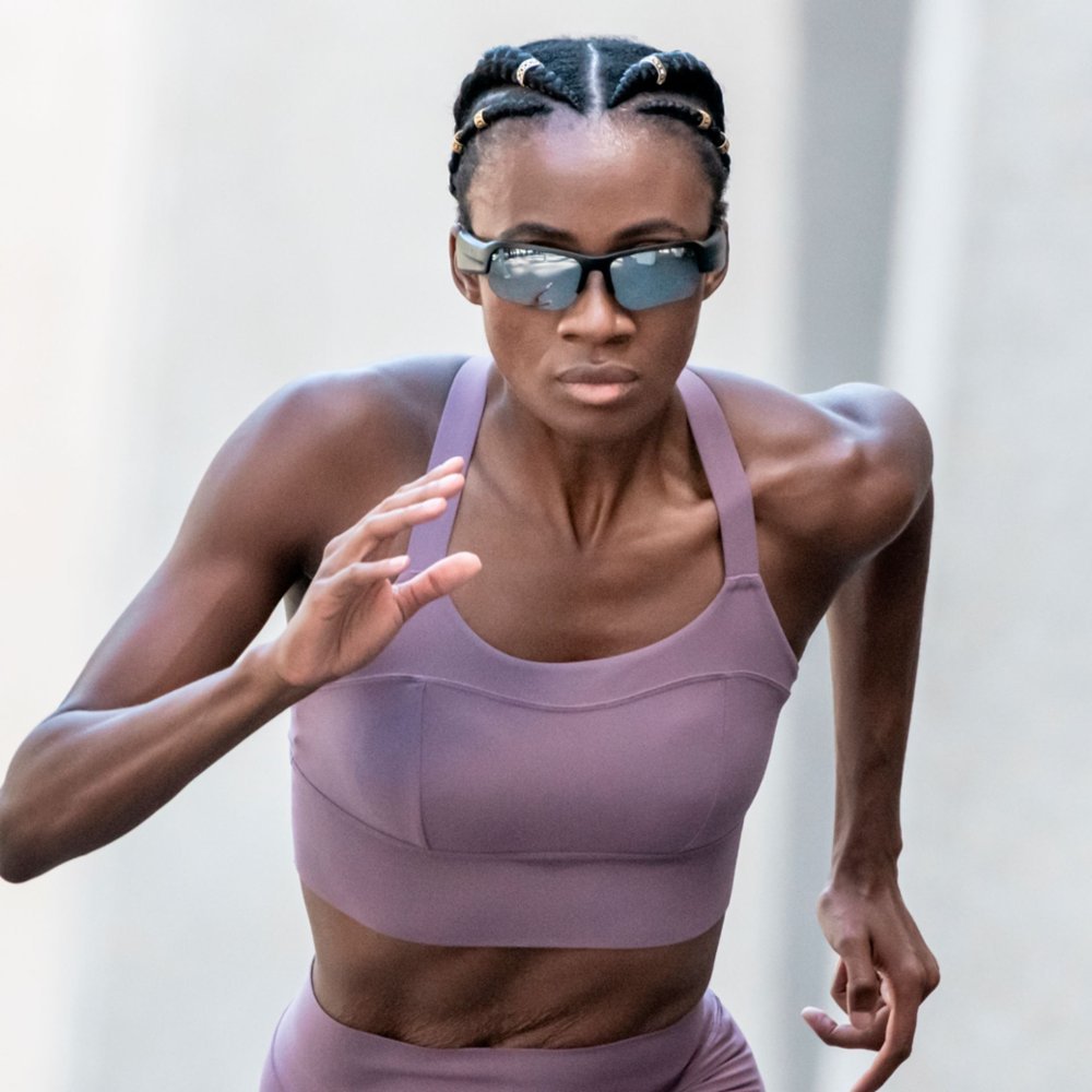 Bose - Frames Tempo – Sports Audio Sunglasses with Polarized Lenses - Black