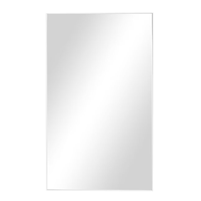 White Framed Wall Mirror