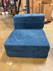 Single-Size Folding Sofa Bed w/Memory Foam - Blue SHOWROOM ITEM