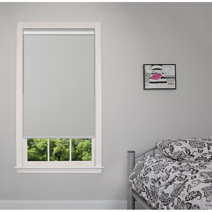 Gray Blackout Cordless Roller shade
