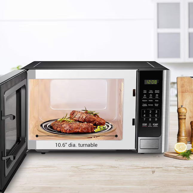Small Countertop Microwave Stainless Steel
