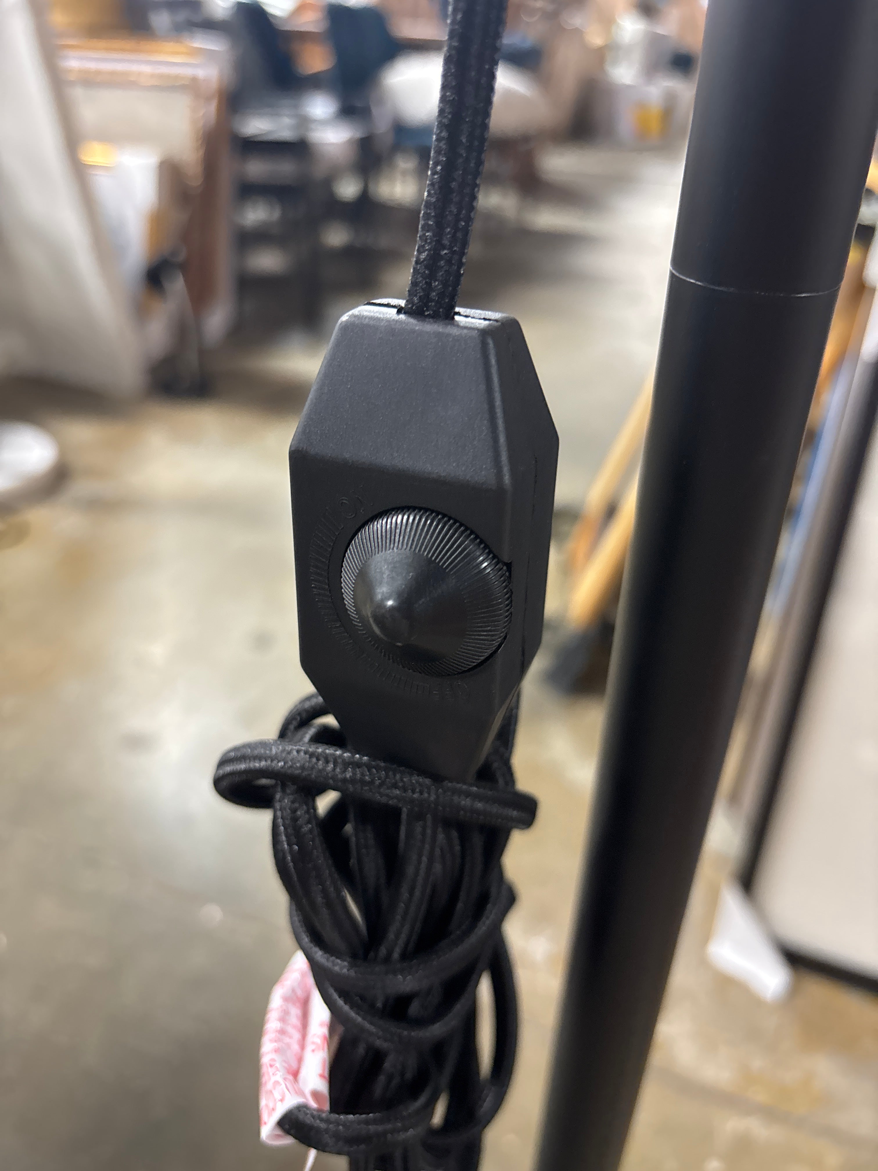 72"x16" Modern Knox Floor Lamp - Black SHOWROOM ITEM