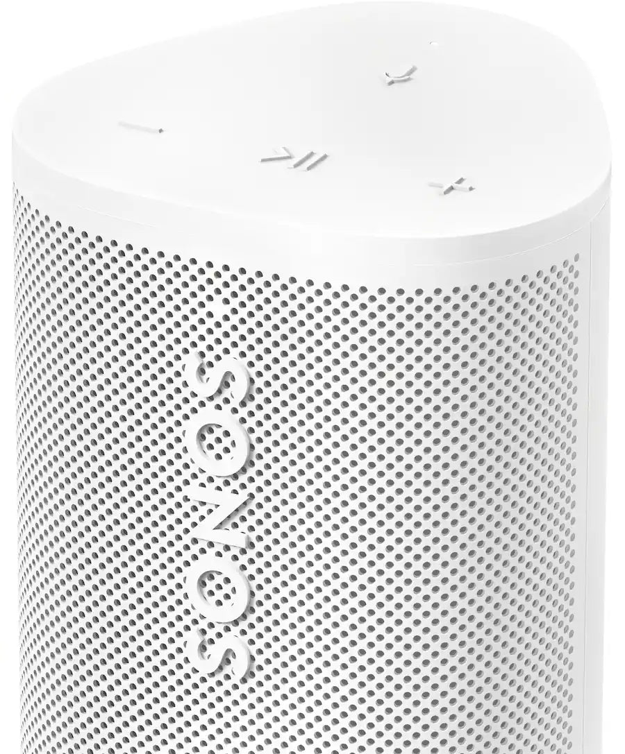 Roam 2 Portable Smart Speaker with Waterproof and Dustproof Design (Each) - White