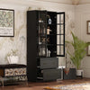 Contemporary/Modern Black China cabinet final cut