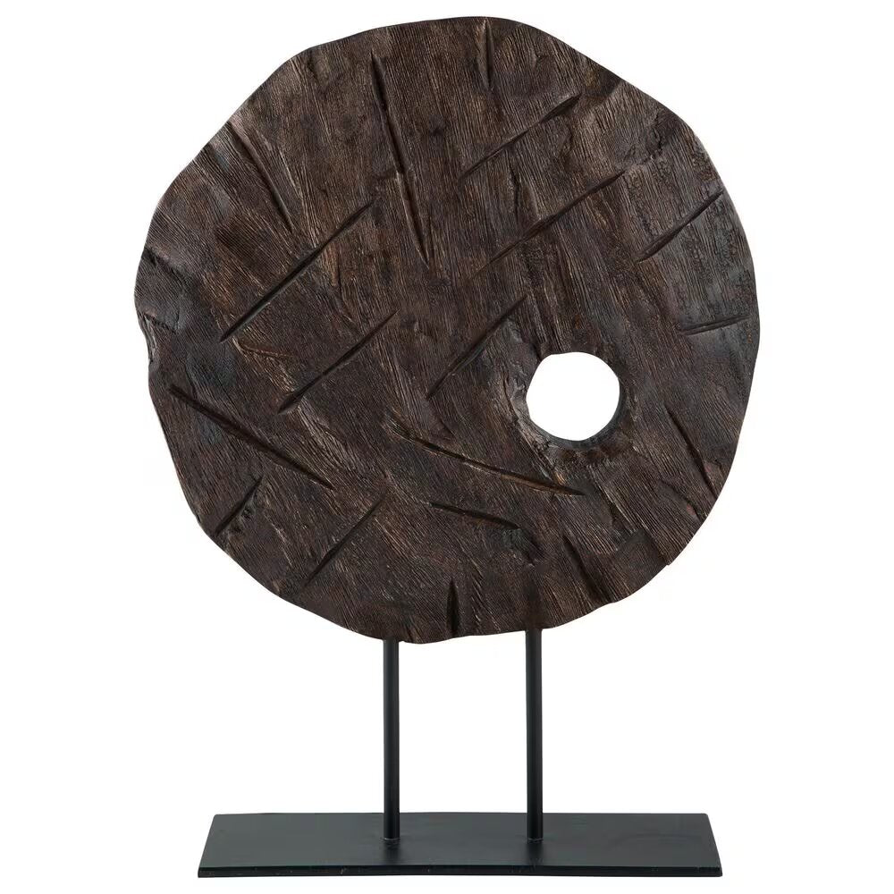 Ashley Dashburn Sculpture in Antiqued Brown and Black