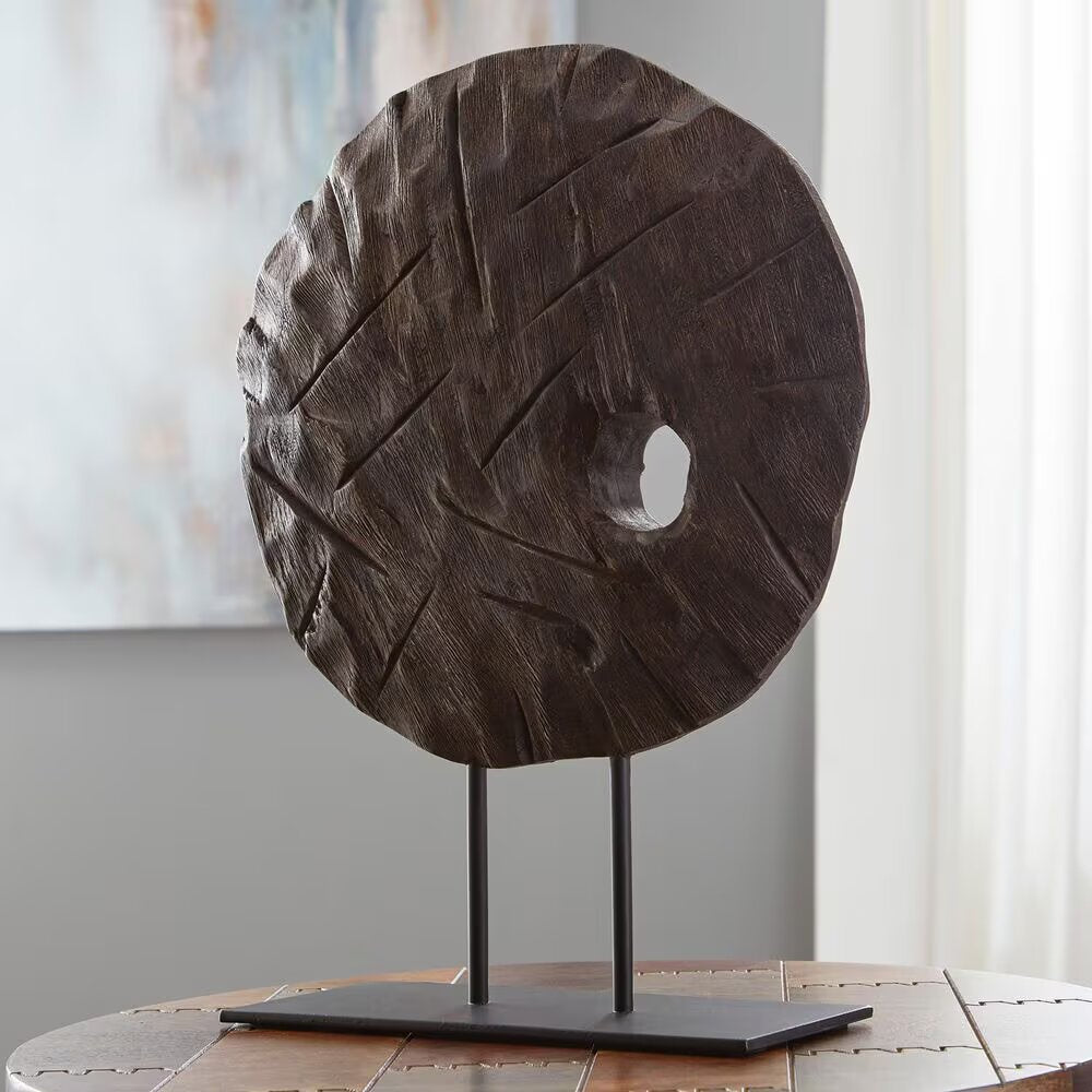 Ashley Dashburn Sculpture in Antiqued Brown and Black