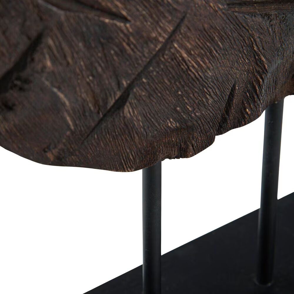 Ashley Dashburn Sculpture in Antiqued Brown and Black