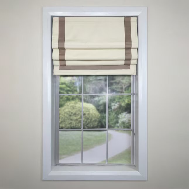 Taupe Room Darkening Blackout Cordless Roman shade