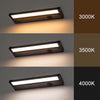 Hardwired Bronze Selectable Dimmable Integrated LED Under Cabinet Light