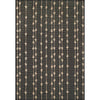 10 x 12 (ft) Loomed Polyester/Polypropylene Charcoal Rectangular Indoor/Outdoor Stripe Global Area rug