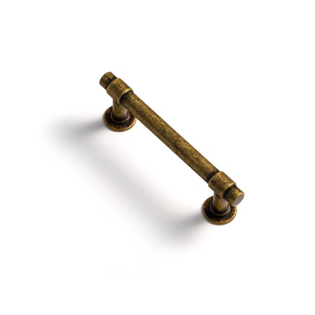 Antique Brass Cylindrical Handle Drawer Pulls