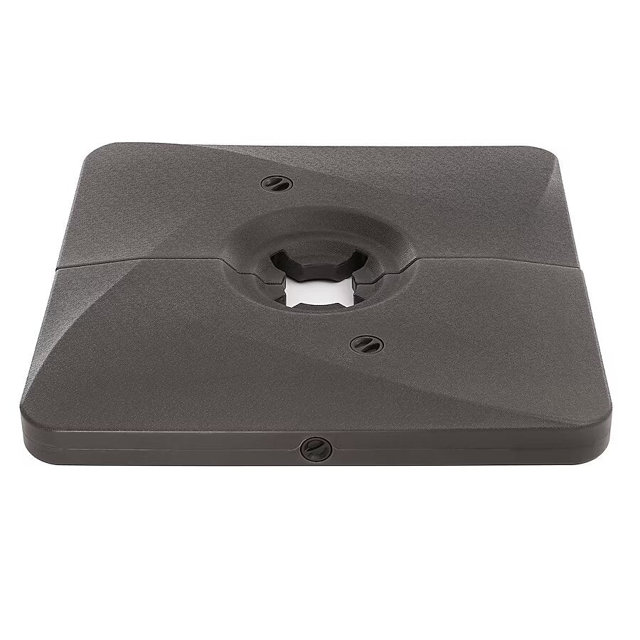 Patio Umbrella Base Dark Brown 2-BOXES