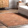 Lauren Liess 9'x12' Jute Brown Rectangular Indoor Medallion Oriental Area Rug SHOWROOM ITEM