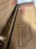 Reversible Modular Sectional Fabric Sofa - Beige 2-BOXES