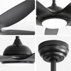 Black with ABS Blades Ceiling Fan With Light - Remote Included ( 5 -Blade )