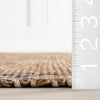 Lauren Liess 9'x12' Jute Brown Rectangular Indoor Medallion Oriental Area Rug SHOWROOM ITEM