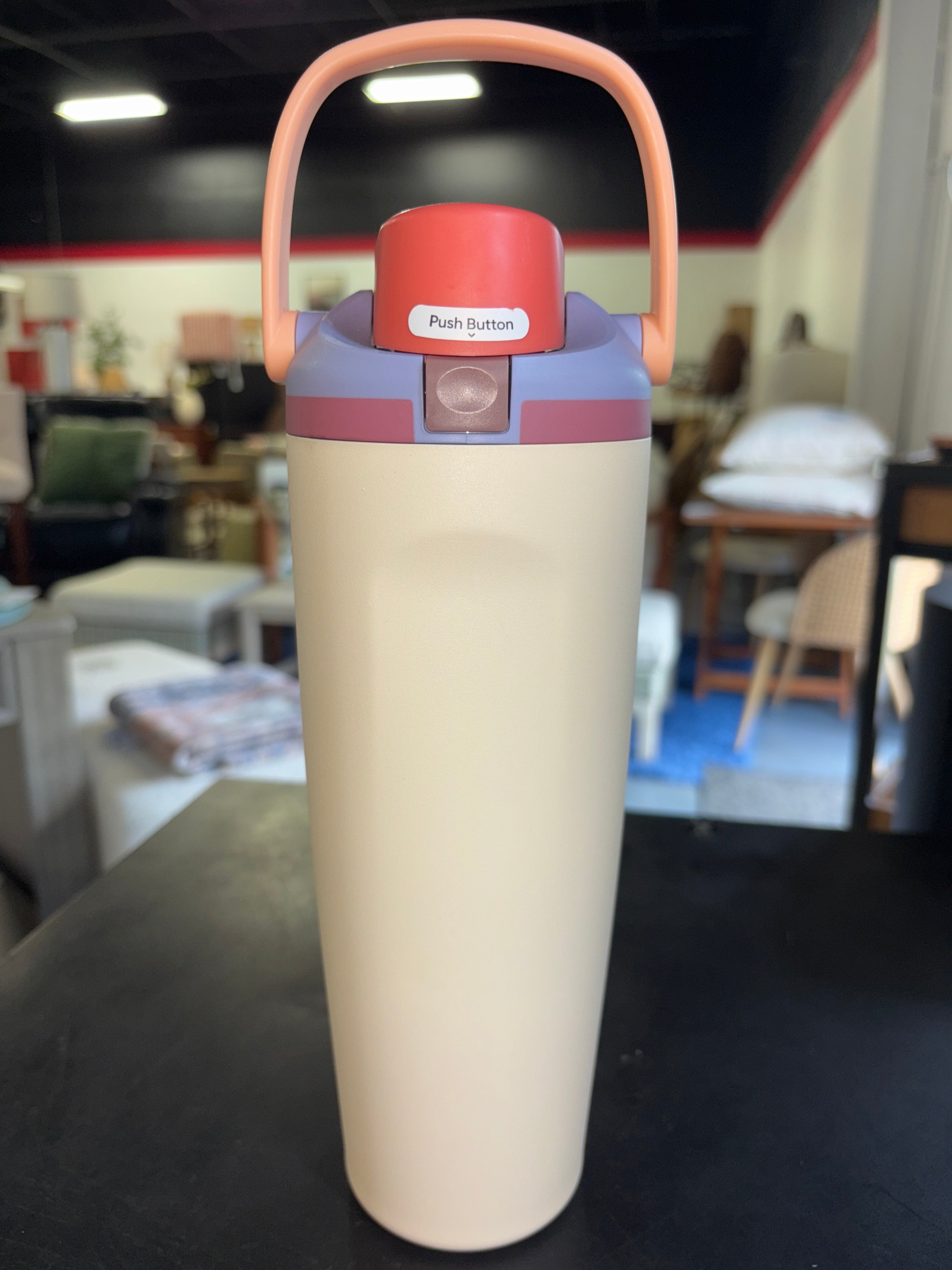 (NO STRAW) Owala 30oz FreeSip Sway Stainless Water Bottle - Sandy Shores SHOWROOM ITEM