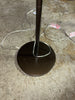 Floor Lamp with Leather Shade - Brown SHOWROOM ITEM