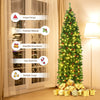 Pre-lit Hinged Pencil Christmas Tree
