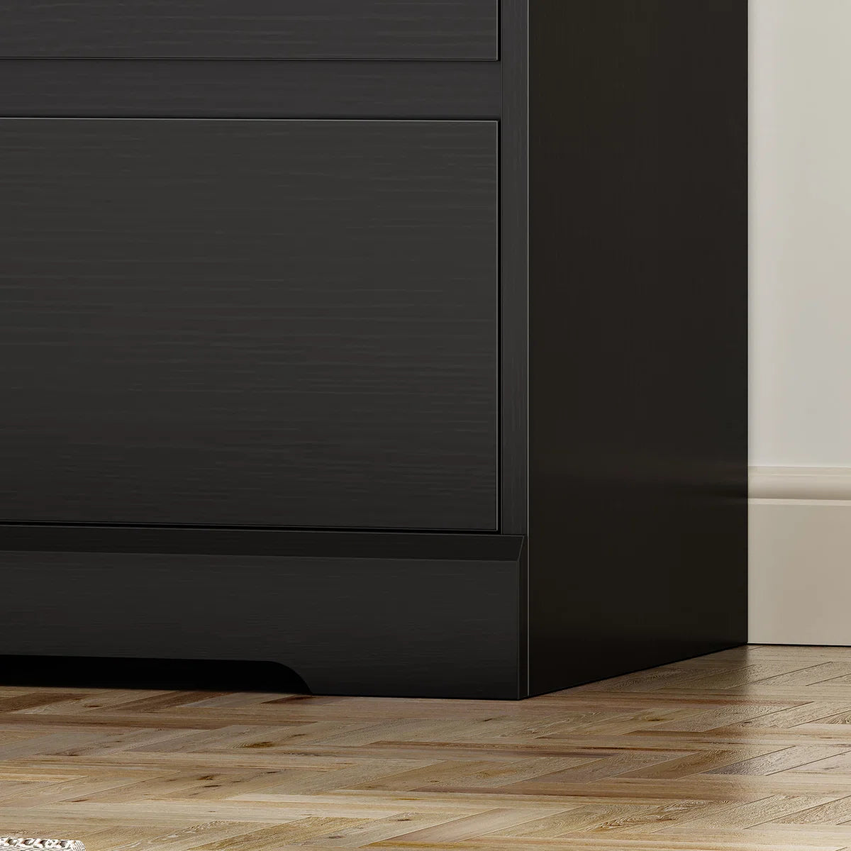 6 Drawer Wood Modern Double Dresser