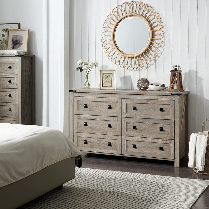 6 Drawer Double Dresser
