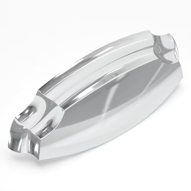 Veranda Chrome Dual Mount Arch Cup Drawer Pulls - Set of 2