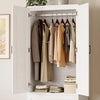 Armoire Wardrobe Closet With 2 Doors & 2 Drawers