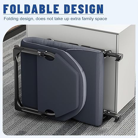 1pc Deluxe Sleeping Cot Bed, 6 Adjustable Positions, Portable & Foldable Folding Cots for Sleeping with Pillow, Heavy Duty Sturdy Frame, for Camp, Travel, Beach, Patio