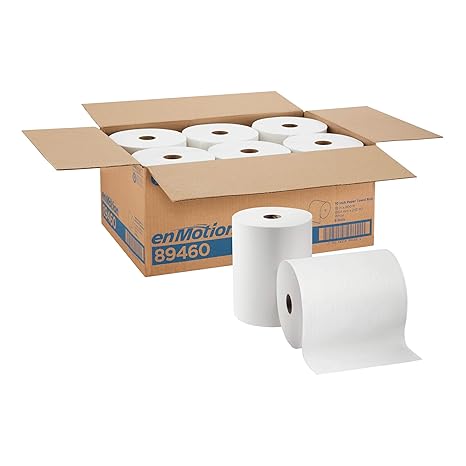 enMotion Paper Towel Roll by GP PRO, White, 800 Feet Per Roll, 6 Rolls Per Case